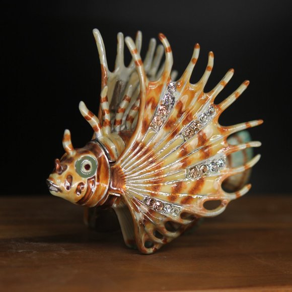 Lionfish Trinket Box (Vintage) - Picture 2 of 13
